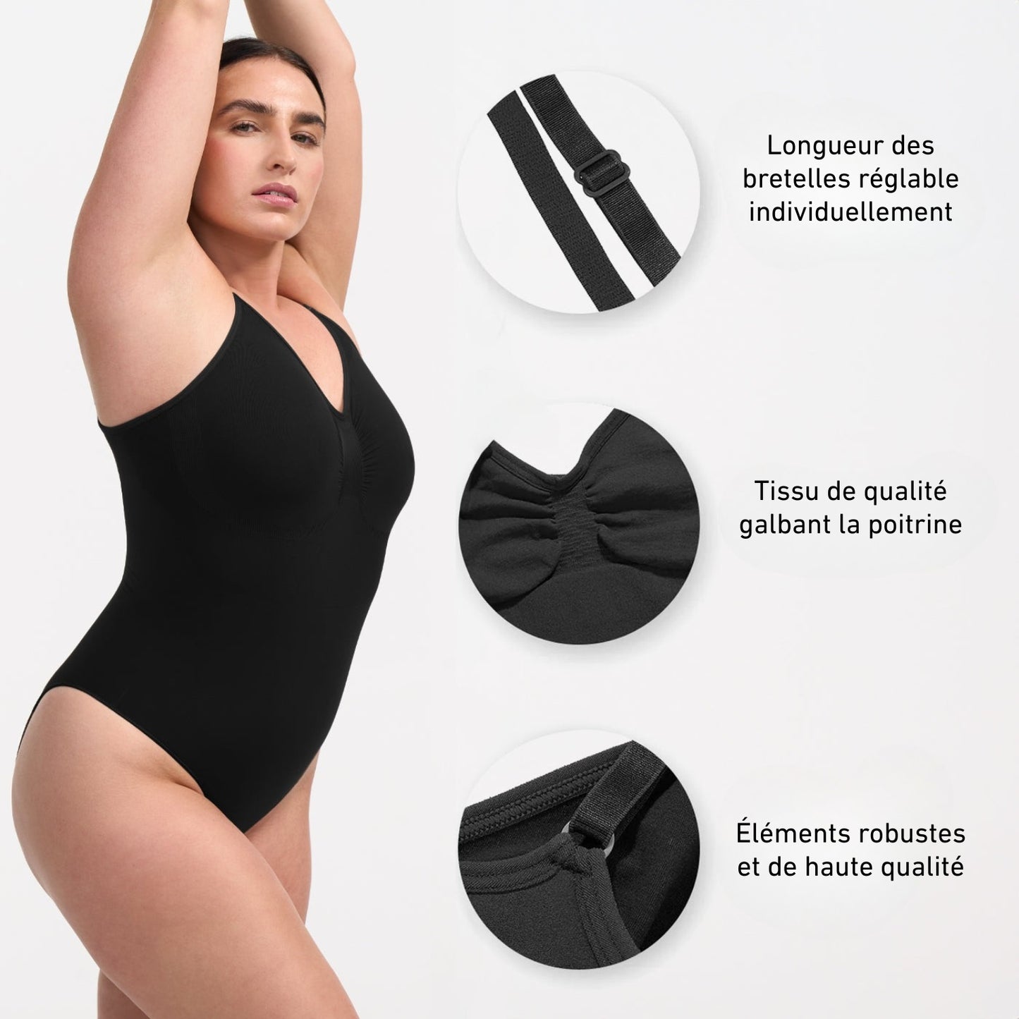BODY GAINANT SCULPTANT AVEC CULOTTE INTÉGRÉE