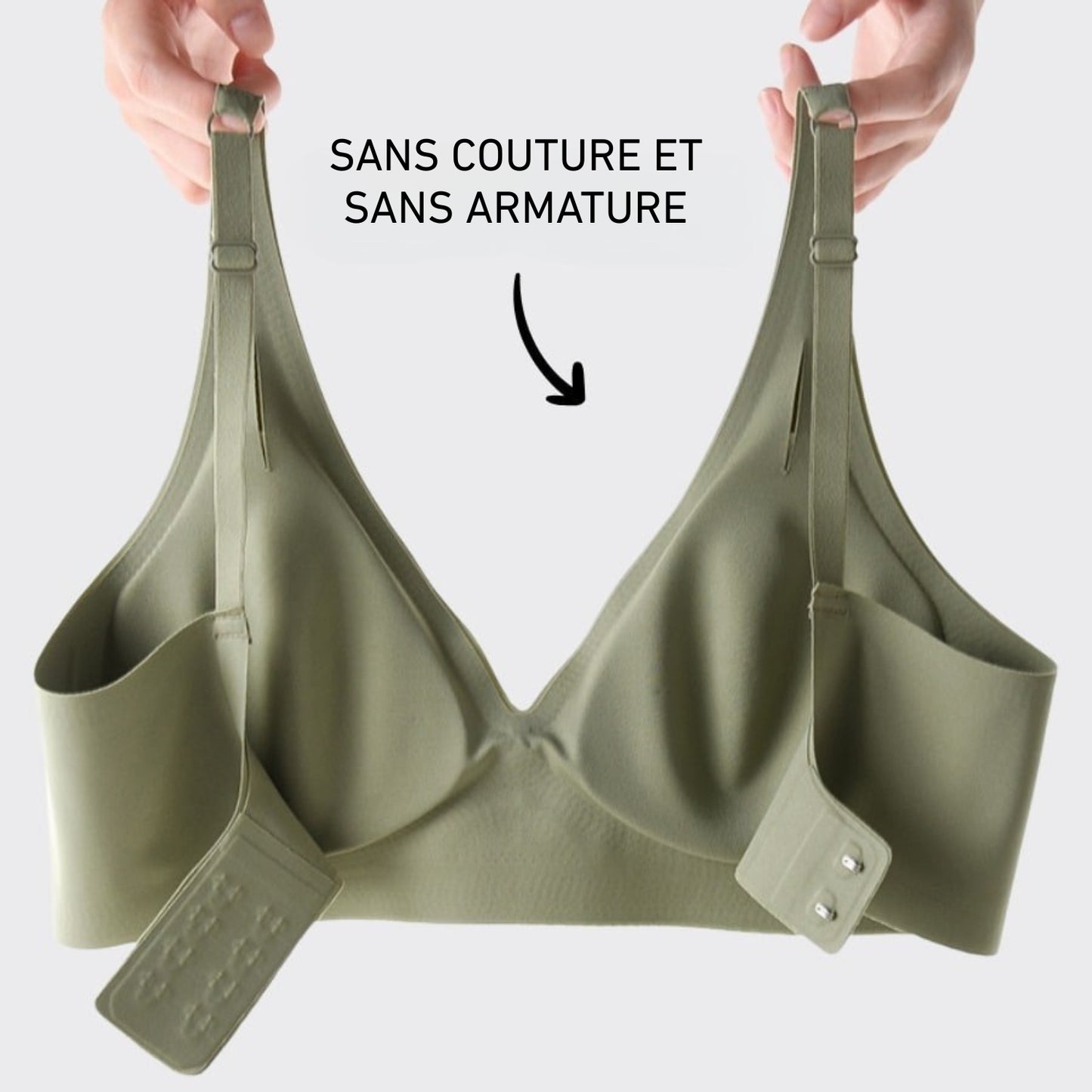 SOUTIEN-GORGE CONFORT SANS COUTURE ET SANS ARMATURE