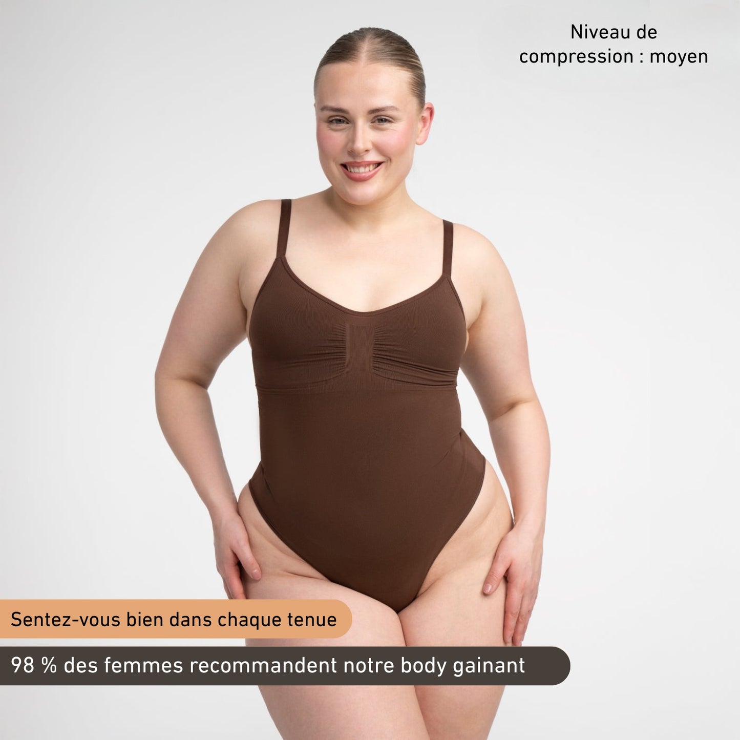 BODY GAINANT SCULPTANT AVEC CULOTTE INTÉGRÉE