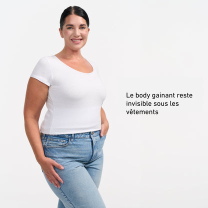 BODY GAINANT SCULPTANT AVEC CULOTTE INTÉGRÉE