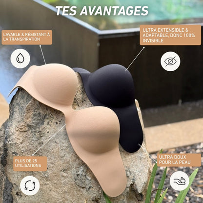 SOUTIEN-GORGE PUSH-UP ADHÉSIF SANS BRETELLES™